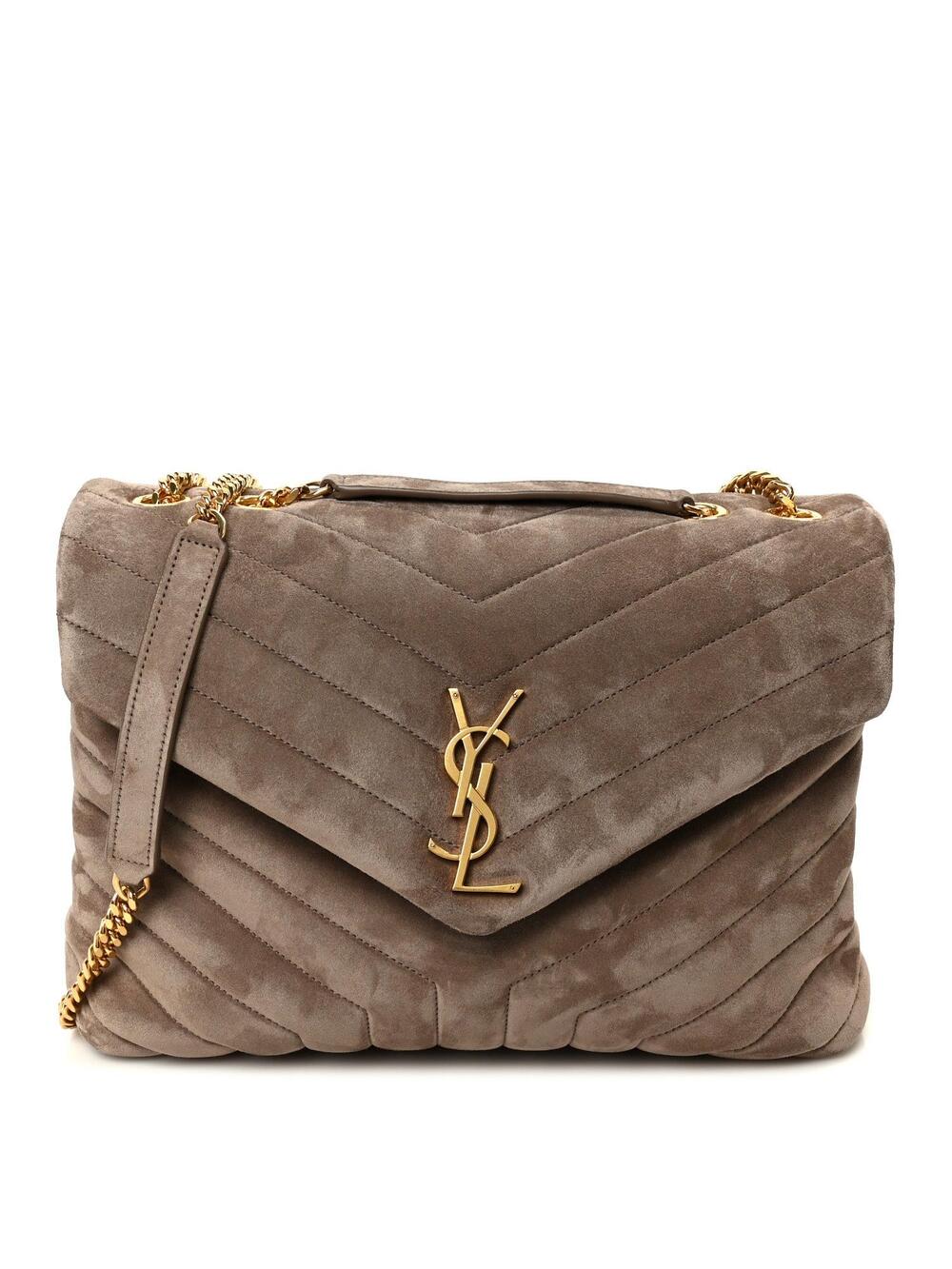 Saint Laurent Suede Y Quilted Medium #345601S22B